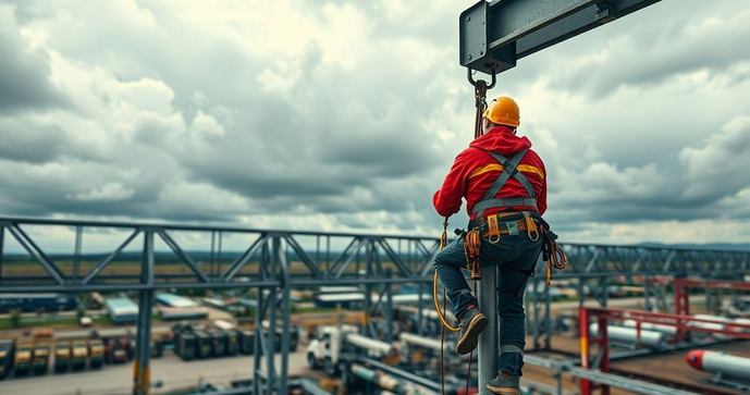 Serviço de alpinismo industrial é a solução ideal para acesso em alturas com segurança e eficiência Serviço de alpinismo industrial é a solução ideal para acesso em alturas com segurança e eficiência